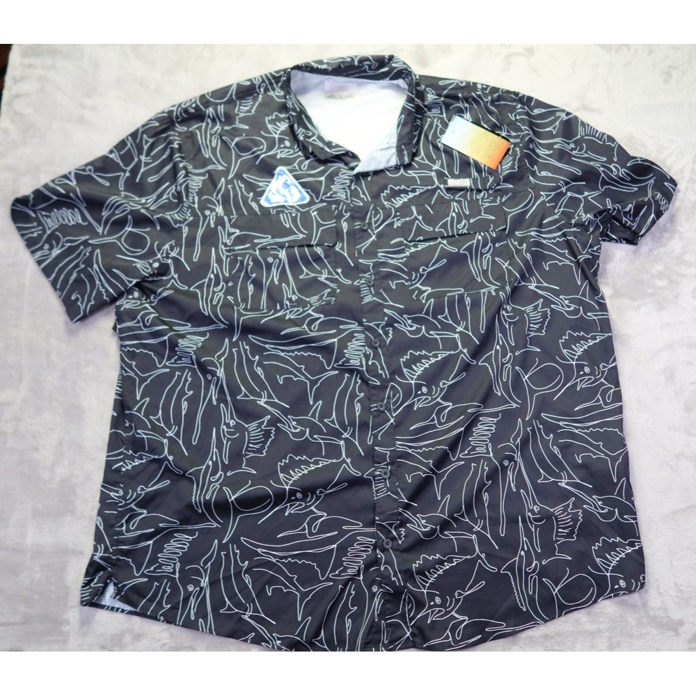 Ocean Coast Moisture Wicking Breathable Fishing Shirt Fishing New NWT - Picture 2 of 9